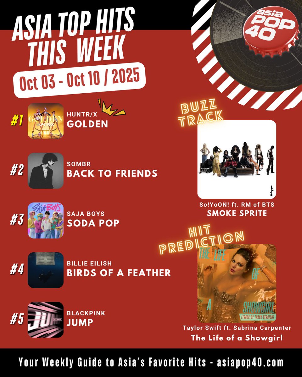 Discover the hottest hits, exclusive interviews, and all the vibes at Asia’s #1 music chart — asiapop40.com