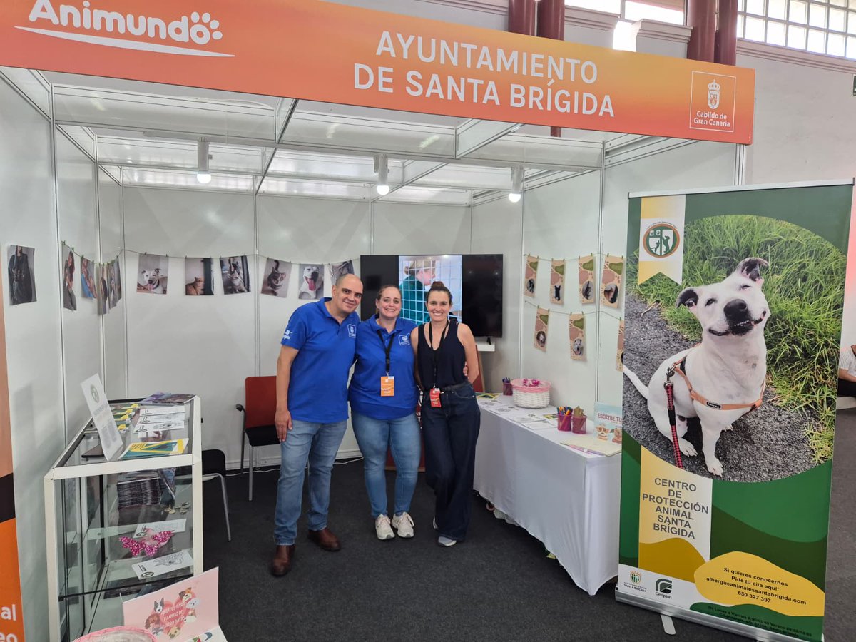 gesplansa's tweet image. #BienestarAnimal | 🐾Durante este fin de semana, el equipo de #Gesplan ha participado, un año más, en la Feria del Animal de Compañía #Animundo, que ha tenido lugar en #GranCanaria.