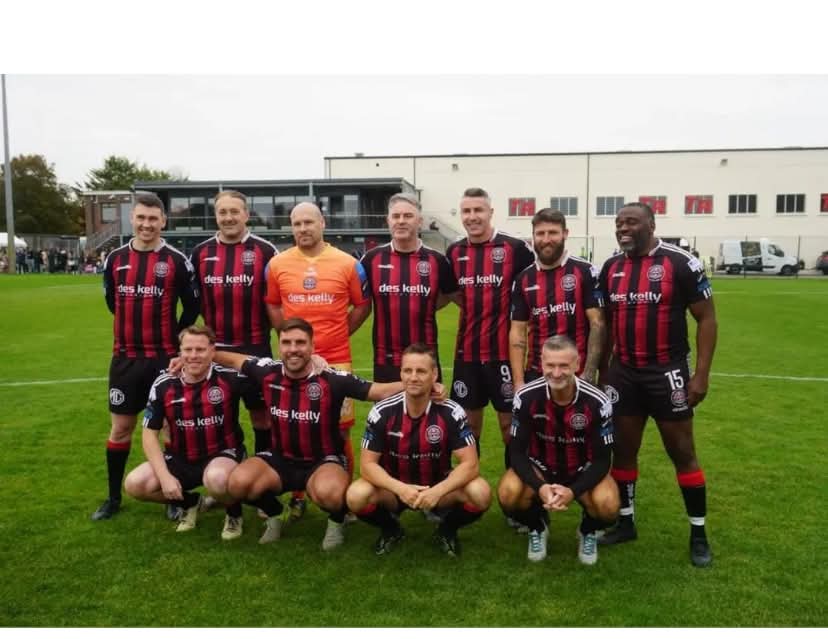 Never thought I'd be in a Bohs kit, but here we are. Great turnout and event for such a special little girl. ❤️