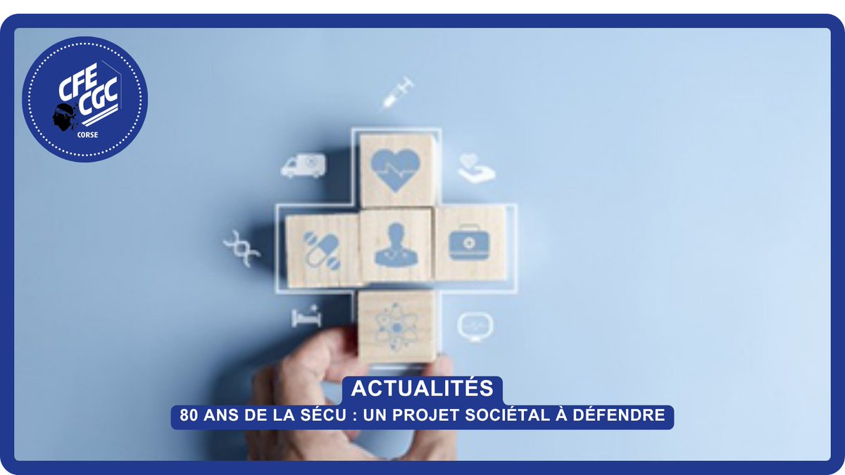 🎂80 ANS DE LA SÉCU : UN PROJET SOCIÉTAL À DÉFENDRE

Créée en octobre 1945 au sortir de la Seconde Guerre mondiale, la Sécurité sociale fête son 80ᵉ anniversaire. 

Retrouvez l'intégralité de l'article sur notre site internet : urlr.me/AdGHJN