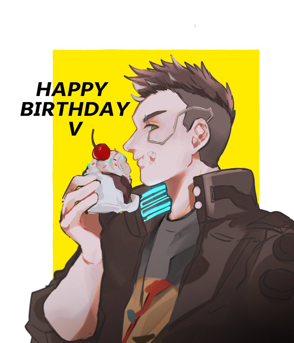 Happy birthday　V
#Cyberpunk2077
