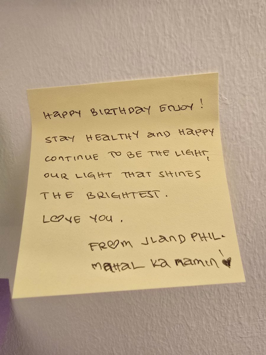 RheaMrev's tweet image. Mahal kita Enjoy, naghintay ako ng matagal para lang makita ka
ENJOY 28TH BORN TO BE LOVED
#Enjoy28WithEndlessLove