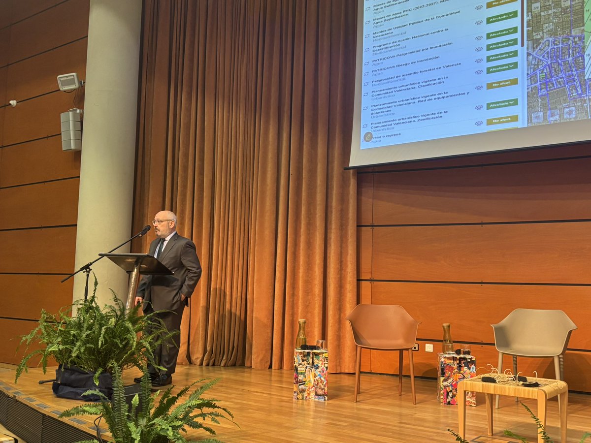 Con Luis Benavides, jornada sobre prevención y reconstrucción en catástrofes naturales en el Jardín Botánico de Valencia
