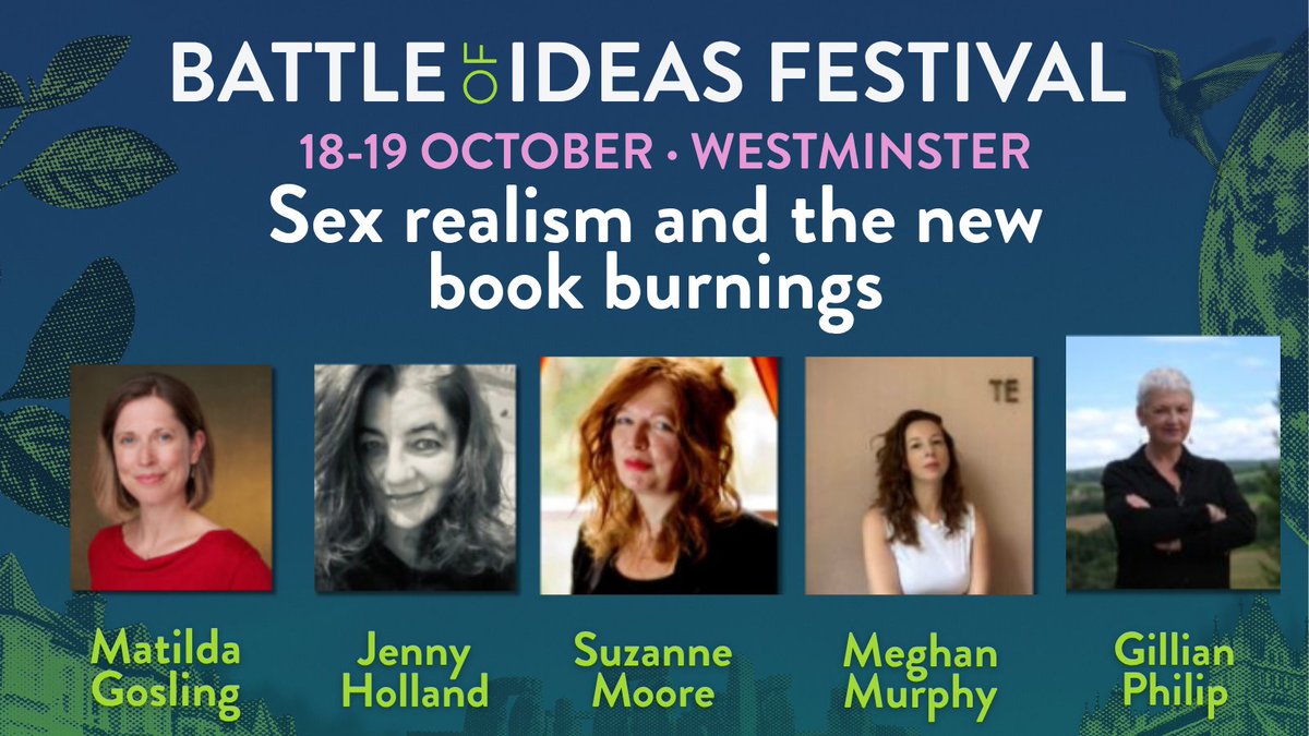📚From National Library of Scotland to Edinburgh Book Festival - why are women being denied public recognition in publishing?

#BattleFest debate with... 

<a href="/matildagosling/">Matilda Gosling</a> <a href="/SemperFemina21/">Jenny Holland</a> <a href="/suzanne_moore/">suzanne moore</a> <a href="/MeghanEMurphy/">Meghan Murphy</a> <a href="/Gillian_Philip/">Gill, womb haulier (ret’d) 🇮🇱🏴󠁧󠁢󠁳󠁣󠁴󠁿🇬🇧</a> &amp; <a href="/ForWomenScot/">For Women Scotland</a> 

🎟️➡️tinyurl.com/w4kzkpr2