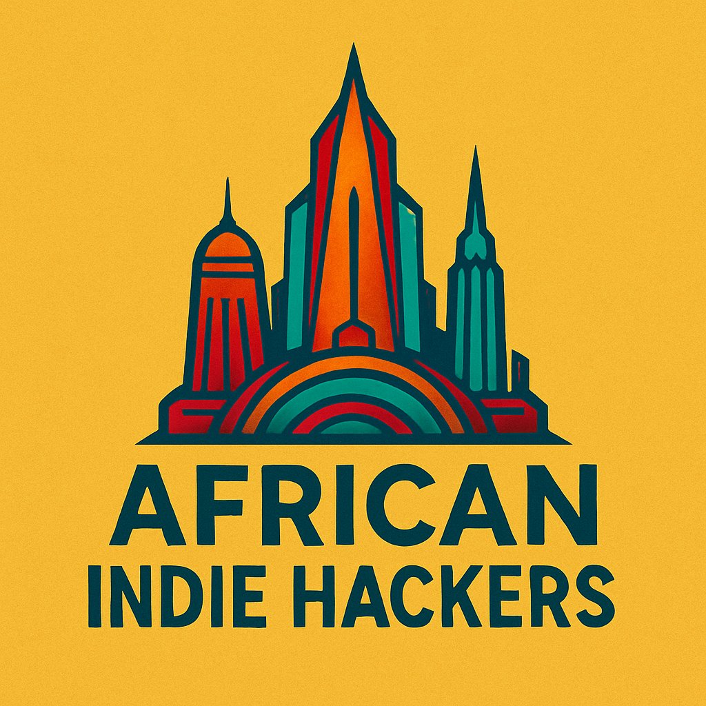 We don’t wait for ecosystems.
We are the ecosystem.

The new African Indie Hackers( @afroindiehack )logo celebrates builders who take ideas from zero to something — with grit, color, and code. 🌍⚡️

The design merges futurism and African identity — a nod to Afro-futurism and the