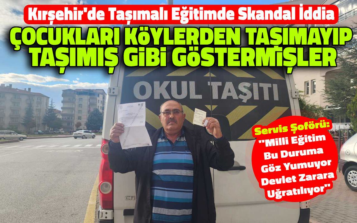 Taşımalı eğitimde kamera oyunu: Şok eden usulsüzlük iddiası
kirsehirhaberturk.com/haber-tasimali…