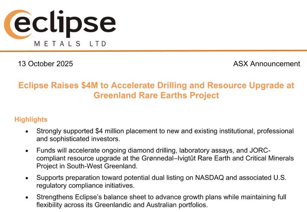 PeakAsset1's tweet photo. @PeakAsset1 is pleased to have acted as #LeadManager for the $4M institutional placement in $100M listed $EPM

As global supply chains for #magnet #rare-earths remain highly concentrated, China is placing further restrictions across the processing and permanent magnet production https://t.co/o3QyT97s6W