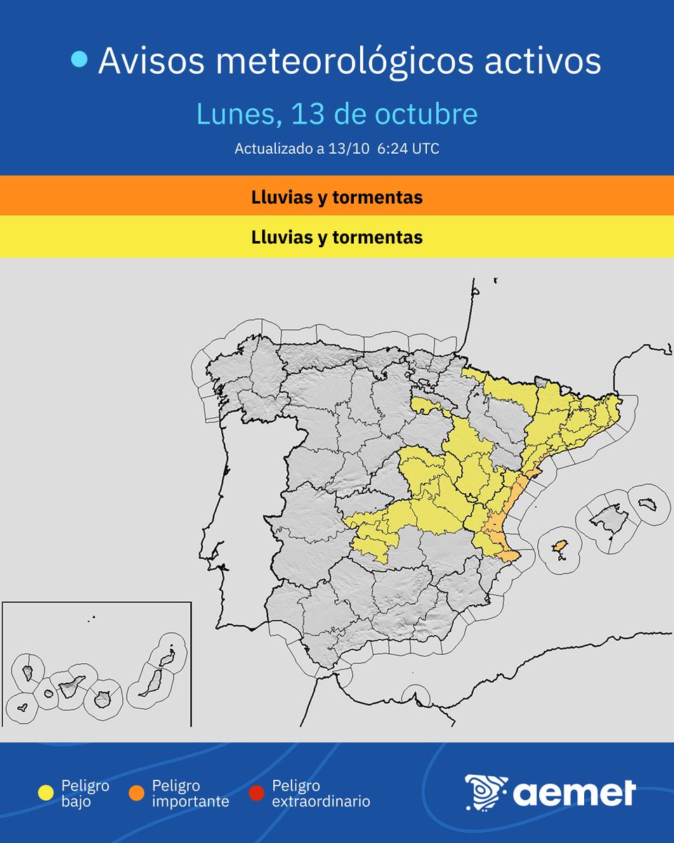 NickJF75's tweet image. Nearly 300mm has fallen since the 11th October at Santa Bárbara in the far south of Catalonia just west of the River Ebro Delta. Further #thunderstorms erupting from the south this morning for this area and further south over Valencia area. Amber warning in force for 60mm/hr