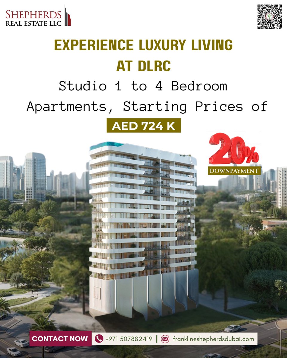 shepherds_dubai's tweet image. Now Launching in DLRC
Stylish studios &amp;amp; 1- 4 bed apartment 🇬🇧✨
🌟 Rooftop pool | Zen garden | Gym &amp;amp; boxing studio | AI supermarket | Smart home tech

More Information👇🏻

✉ franklin@shepherdsdubai.com

#DLRC
#DubaiLandResidenceComplex
#DubaiLandResidence
#DubaiLandRealEstate
