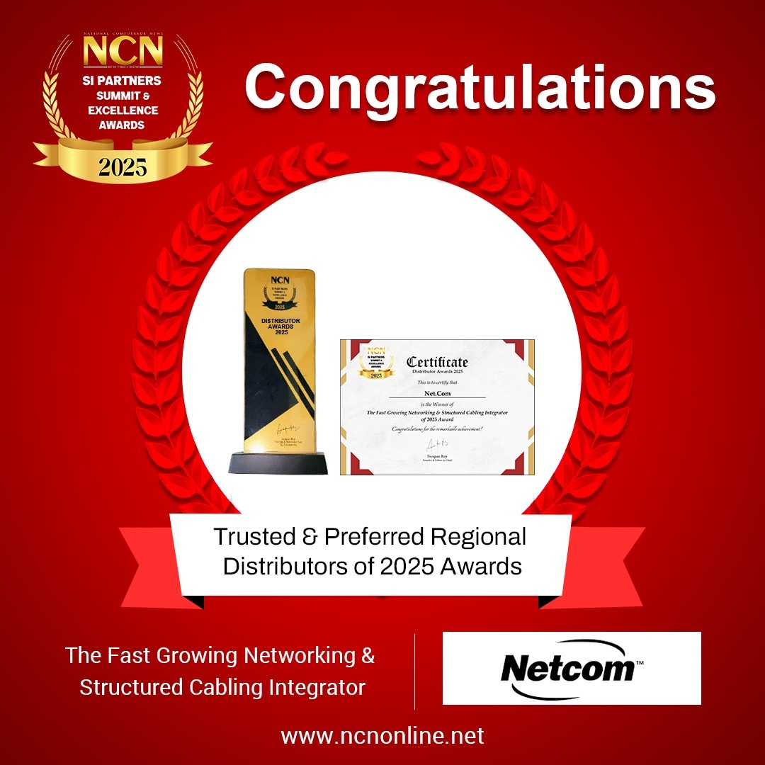 ncnmagazine's tweet image. Netcom Wins The Fast Growing Networking &amp;amp; Structured Cabling Integrator at 4th NCN-SI Partners Summit 2025!

Glimpse Link: photos.app.goo.gl/BQCxj39xaabRDz…

Glimpse Video Link: youtu.be/YflXqdBNQSE

#Netcom @ncnmagazine #SIPartnersSummit #ncnmagazine #ncnonline #NCN