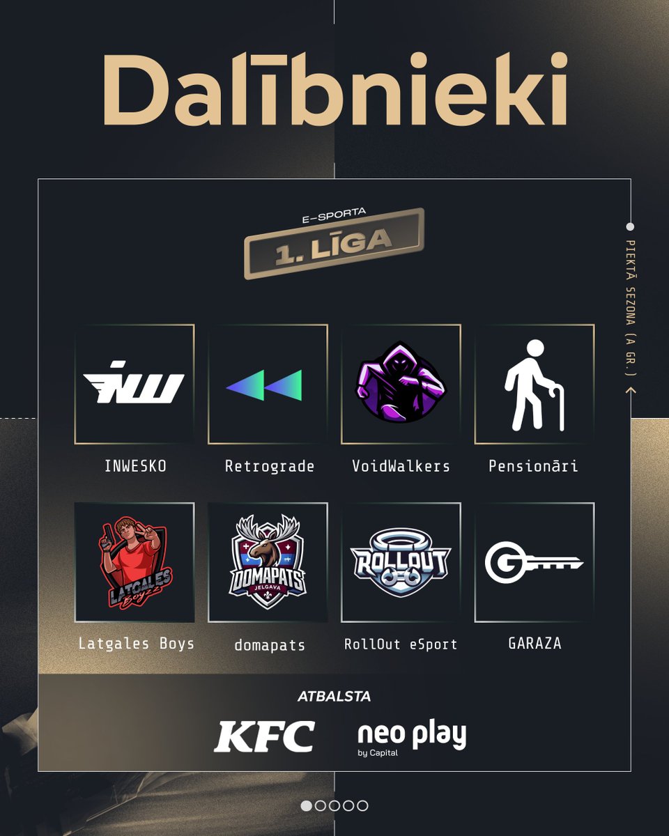 Latvijas e-sporta līga - “kleverr” tweet media