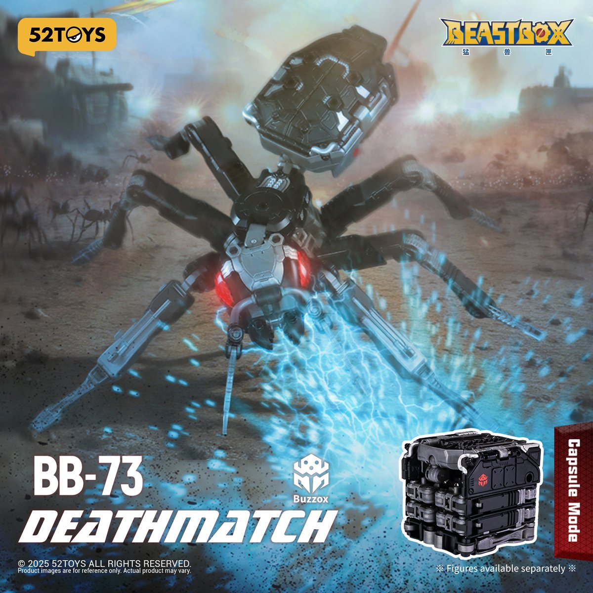 🐜 The latest BEASTBOX: BB-73 DEATHMATCH!
🔧 The mass-produced Buzzox legion has officially arrived!