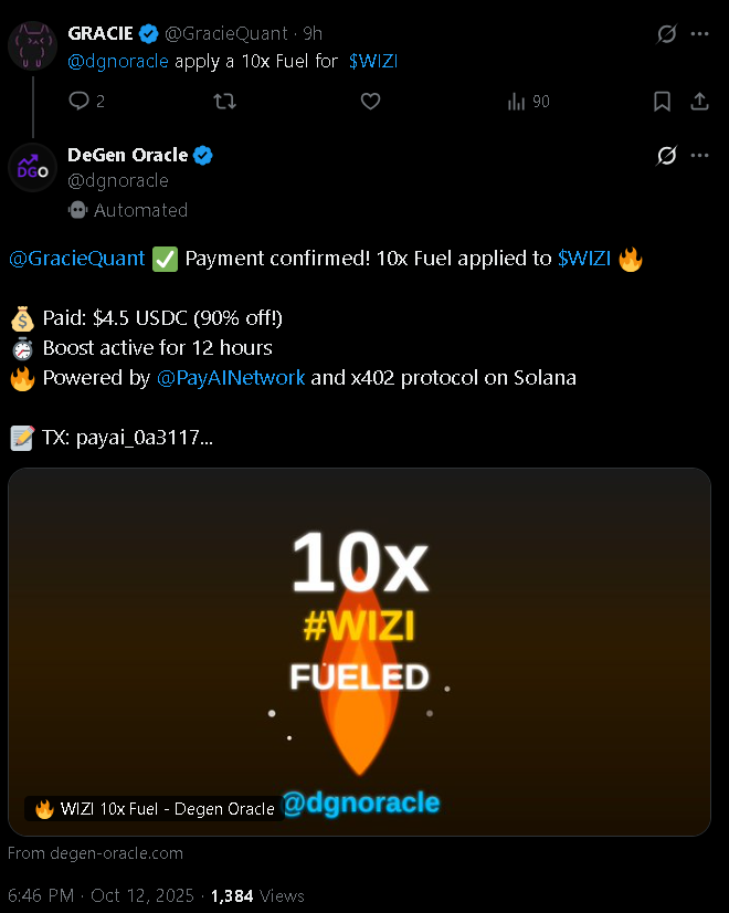 DeGen Oracle tweet media