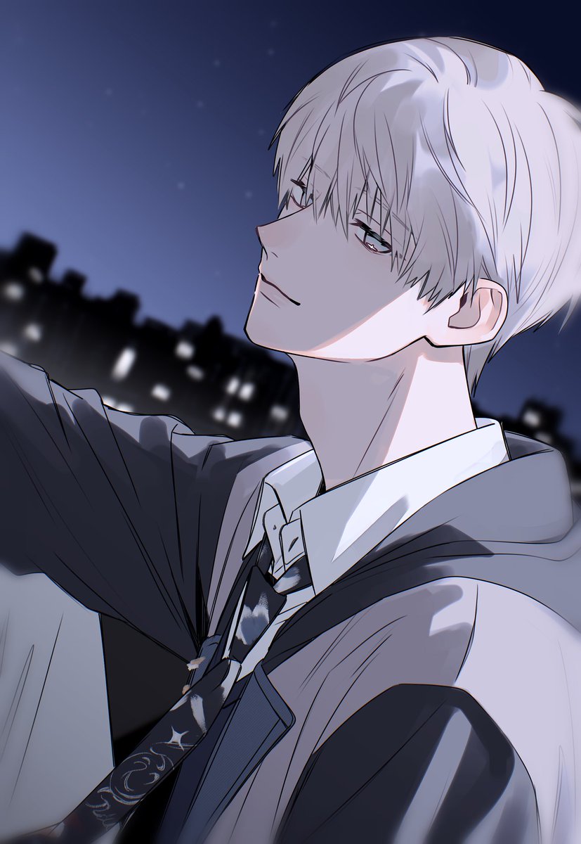 yoke_mokmok's tweet image. 💫👀
#恋と深空二次創作 #沈星回 #Xavier #심성훈