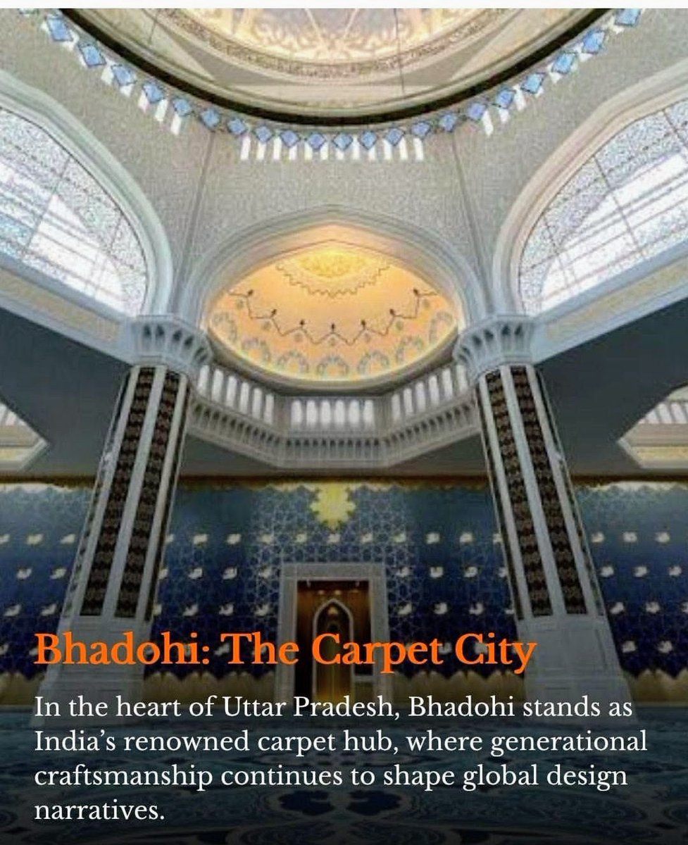 Bhadohi's artisans have woven history by creating the world's largest hand-tufted carpet.

A Guinness World Record that celebrates craft, culture, and dedication.
