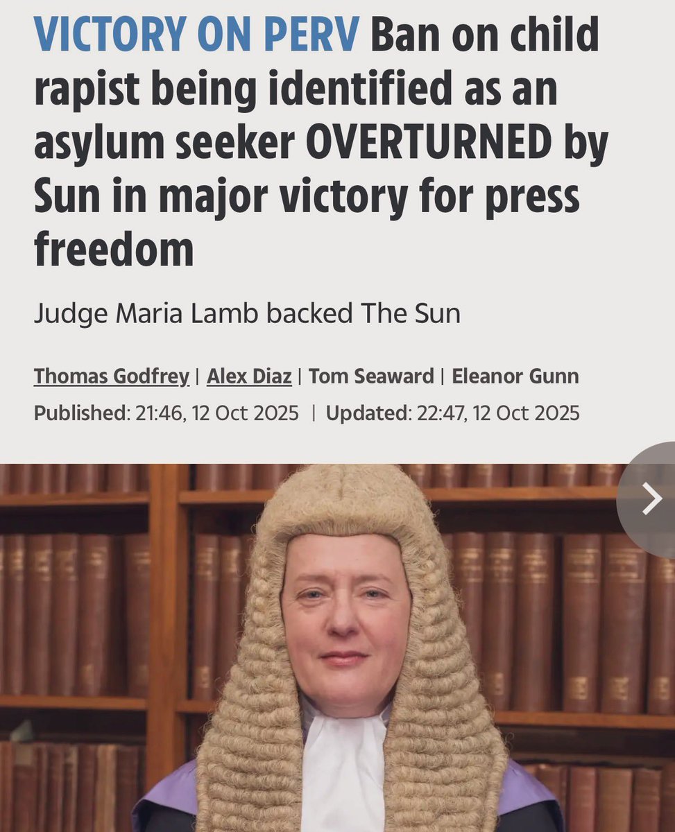 Basil_TGMD's tweet image. 🚨JUSTICE SYSTEM IS COVERING UP ILLEGALS RAPING CHILDREN
It took the Sun Newspaper to overturn this horrific decision
The authorities keep covering it up
We all know why
Sickening