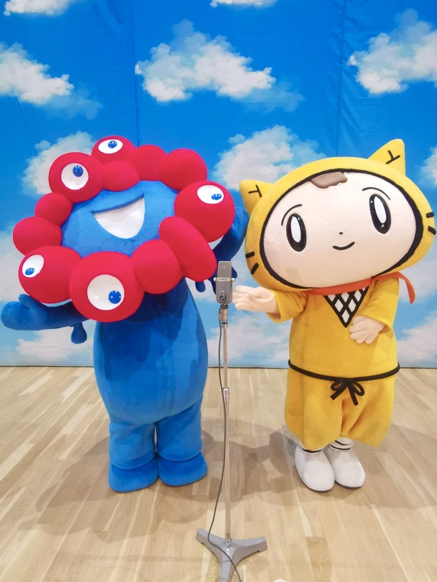 あっという間の半年でしたね🎊
関係各所の皆様ありがとうございました、そしてお疲れさまでした😊  #マスコットキャラクター #ご当地キャラ #関西万博 #お疲れさまでした #読売テレビ #ytv