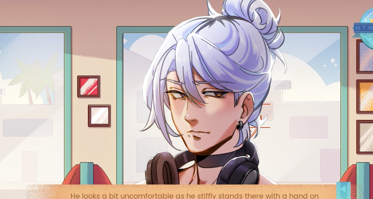 Chalk ♡ Ronin's gum under his shoe tweet media