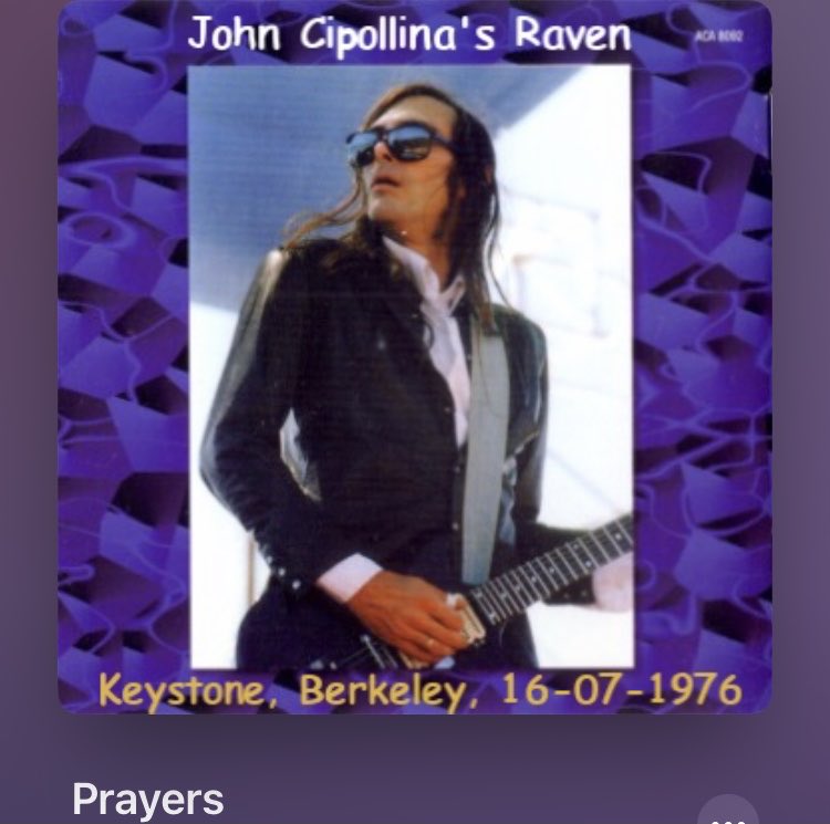 ryunosuke_h's tweet image. #Nowplaying
Prayers -
John Cipollina's Raven
(1976-07-16 - Keystone)
#JohnCipollina #70s #jamband #keystone #1976 #ギタージャケ
youtube.com/results?q=Pray…