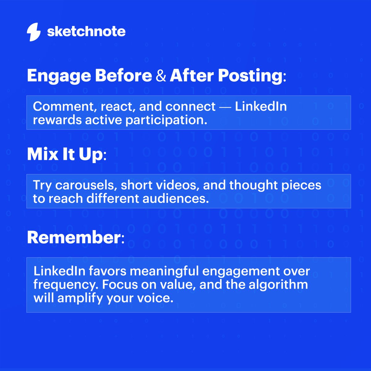 Here’s the truth 👇
The LinkedIn algorithm loves consistency, conversations, and content that makes people stop scrolling.

Show up. Start discussions. Share insights that matter.
That’s how you win on LinkedIn.

#LinkedInTips #DigitalMarketing #ContentStrategy