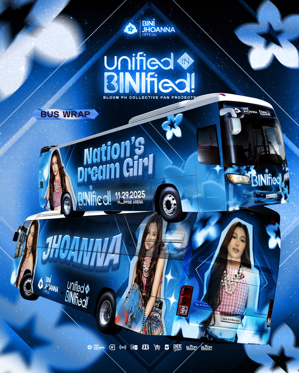 Bini Aiah Bus Wrap
Bini Colet Bus Wrap
Bini Gwen Bus Wrap
Bini Jhoanna Bus Wrap

#BINI_AIAH #BINI_COLET #BINI_GWEN #BINI_JHOANNA