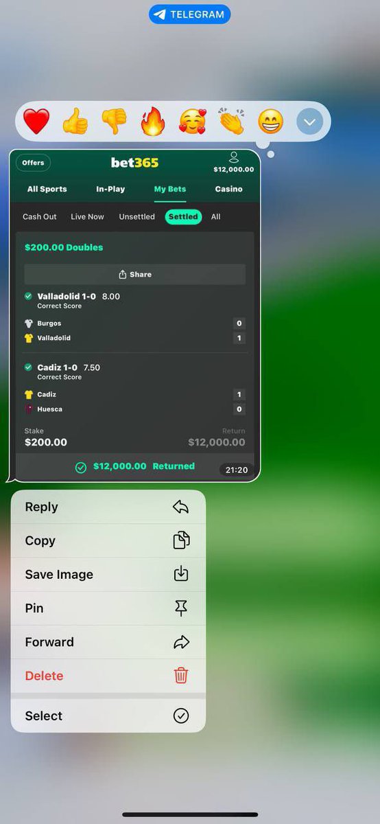 HAPPY CLIENT  🔥✅
👍If you can't trust me then you can’t find someone better than me 
🎊Congratulations To All Other Clients And Thank You For The Trust all, Play With The Best 🎉
Message me for more details on next fixed t.me/+iJWoYVIlE741Z…

t.me/+iJWoYVIlE741Z…