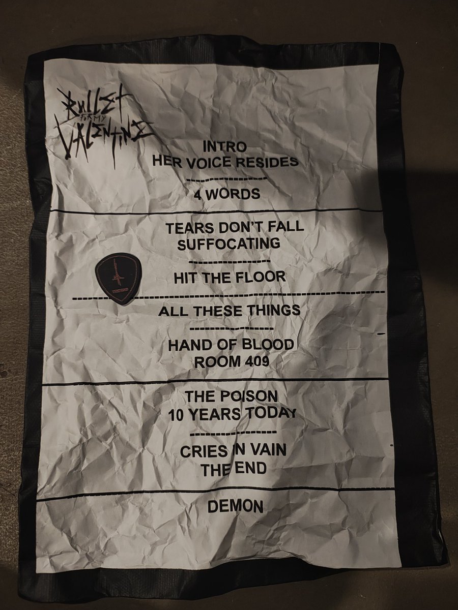 yourstupidson's tweet photo. Bullet For My Valentine
LOUDPARK 2025
Setlist https://t.co/U0KuU3hrCl