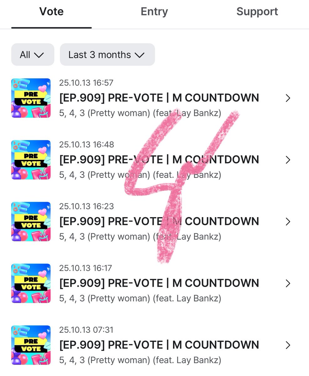 If you see this, please retweet!

[𝖬𝖢𝖮𝖴𝖭𝖳𝖣𝖮𝖶𝖭 𝖷 𝖬𝖭𝖤𝖳 𝖯𝖫𝖴𝖲] 

📣LAST DAY OF VOTING TODAY‼️

CARATs, open your mnet plus app and vote for CxM let’s widen the gap more!!!! 
 
🗳️ M COUNTDOWN PRE-VOTING! 

📅 10.13 ( 11:59 PM KST)
🗳️ 5 votes per account/device/day