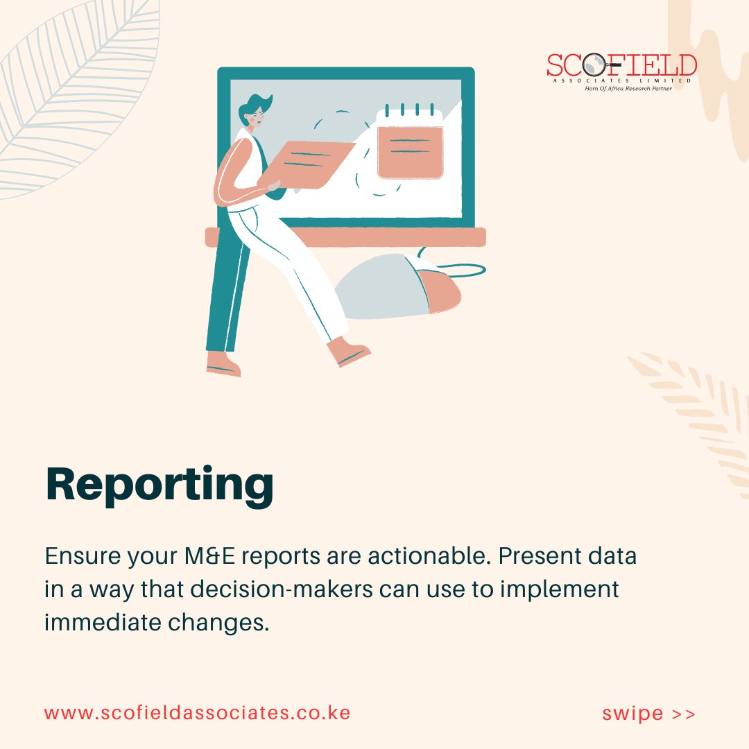 S_Associates_Ke's tweet image. Quick M&E Tips to Strengthen Your Programs
Strong Monitoring and Evaluation (M&E) systems turn data into direction. Here are quick tips to boost performance and accountability:
#MonitoringAndEvaluation #MEL #DataForDecisionMaking #ProgramManagement #LearningAndImpact