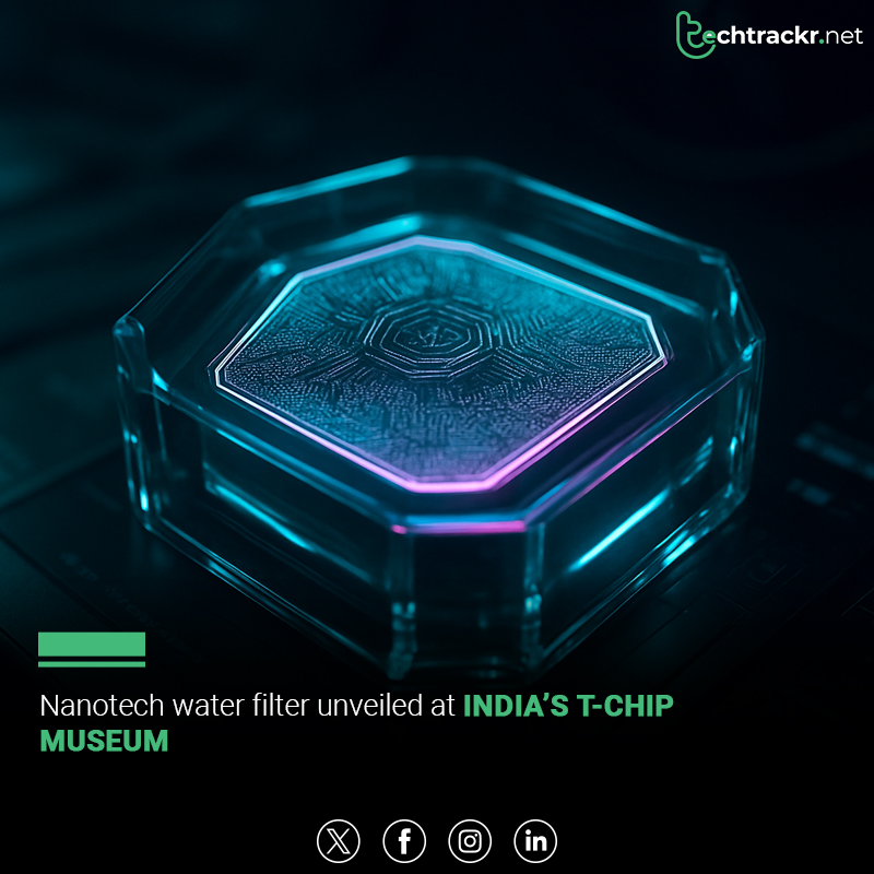 TechTrackr_net's tweet image. India’s first Semiconductor Innovation Museum, T-Chip SIM, opened in Hyderabad, featuring an AI-powered nanotech water purifier that helps clean industrial waste and revive the Musi River. #TChipSIM #InnovationIndia #Nanotech #AIFilter #WaterPurification #TechForGood #TechTrackr