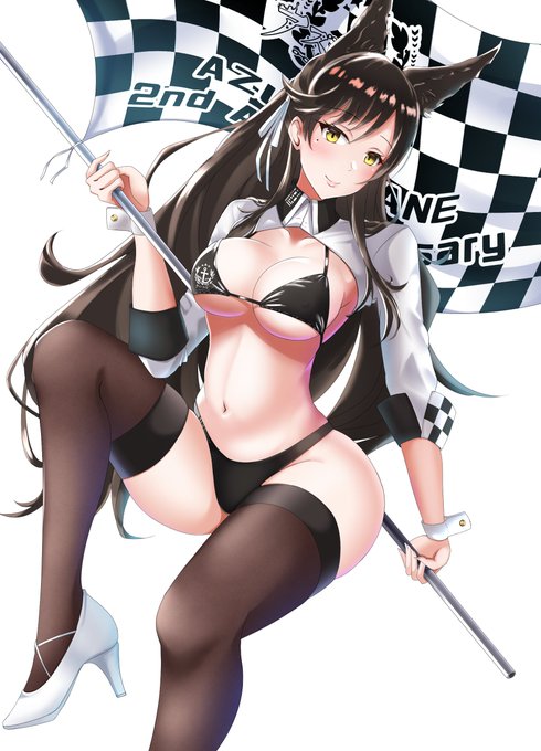 昔描いたRQ愛宕 #アズールレーン