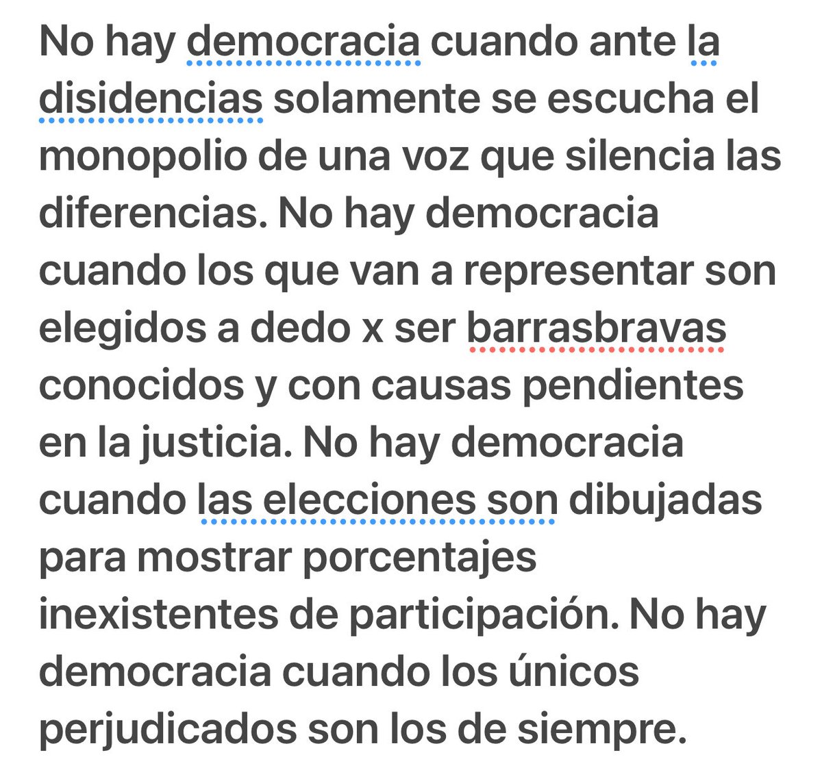 #nohaydemocracia