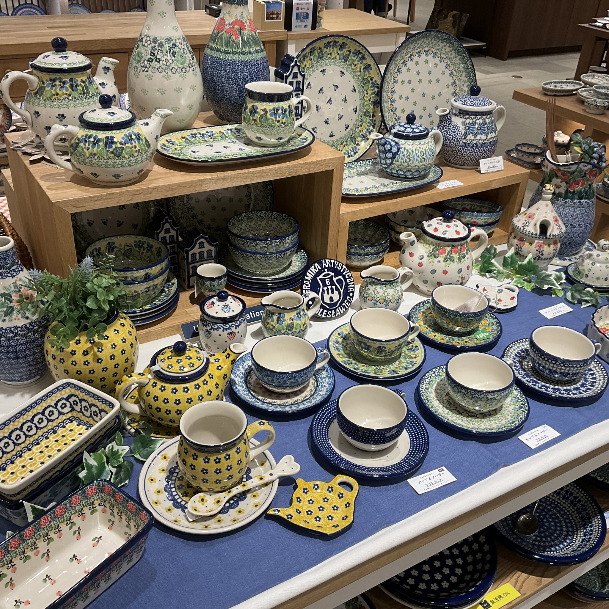 ポーランド食器　ツェラミカ　アルティスティチナ　茶碗　2つ　used ポーランド食器【公式】ツェラミカ アルティスティチナ