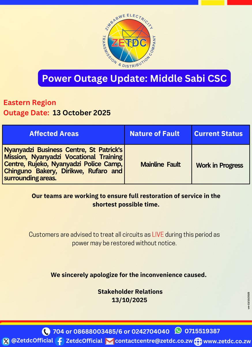 AsterXe_dex's tweet image. #PowerOutageUpdate
#EasternRegion
#MiddleSabiCSC