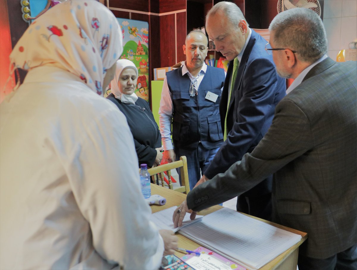 Image for the Tweet beginning: In #Damascus, @WHOSyria welcomed @PeterMYeo,
