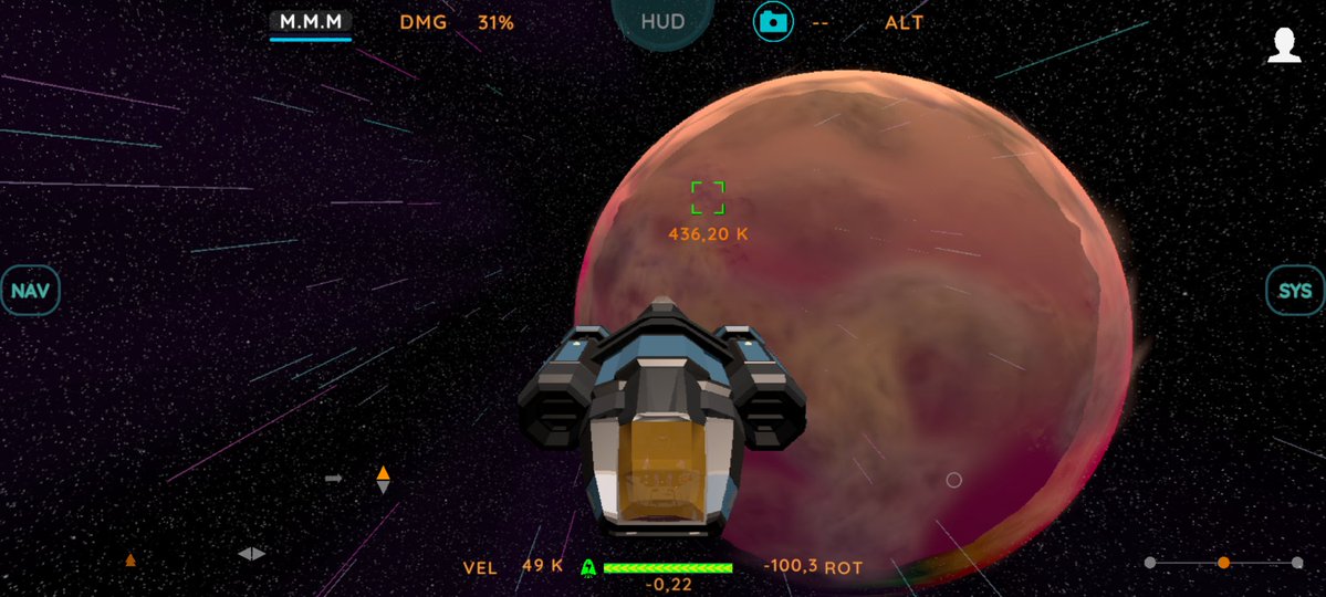 PlanetsBeyond's tweet image. In Planets Beyond, you can keep the screen clutter-free and easily access all functions thanks to foldable side panels, minimal HUD, and hidden cockpit mode. Just enjoy the view.
#indiegamedev #solodev #indiegames #mobilegaming #scifi #space #madewithunity #androidgames