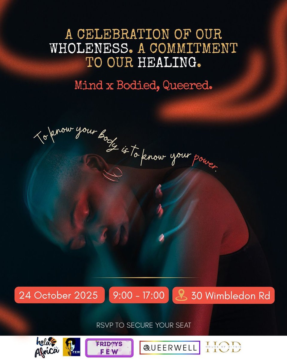 In times of struggle, we all deserve a little softness. Join @holaafrica, @empowermentfew &amp; @Queerwell_ for a day of queer sexual + mental wellness — yoga, intimacy talks &amp; community connection.

Only 15 spots! RSVP by Oct 17

Hit the link to RSVP 
docs.google.com/forms/u/0/d/e/…