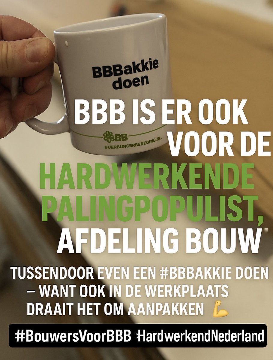 Dat dus….. Gewoon hard werken, en doorzetten. Nederland is er groot mee geworden. #Palingpopulist #bbbakkiedoen #bouwersvoorbbb <a href="/BoerBurgerB/">BBB BoerBurgerBeweging 🍀🍀🍀</a> <a href="/lientje1967/">Caroline van der Plas 🎗️</a> <a href="/henkvermeer/">Henk Vermeer</a> <a href="/jessikavanlee24/">Jessika van Leeuwen</a> <a href="/MonaKeijzer/">Mona Keijzer</a> <a href="/ministerLVVN/">Femke Marije Wiersma</a> <a href="/CrPierik/">Cor Pierik</a>