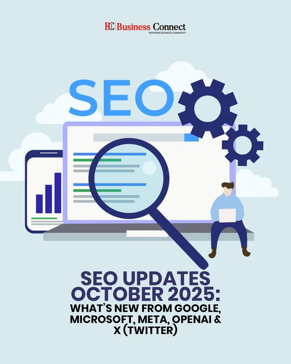 BusinessConne16's tweet image. October 2025 brings major SEO updates from Google, Microsoft, Meta, OpenAI, and X (Twitter). From algorithm tweaks to AI-driven changes — here’s everything marketers need to know to stay on top.

Read more:
businessconnectindia.in/seo-updates-oc…

#seoupdates #digitalmarketing #googleupdates