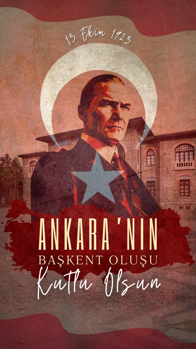 Atatürk’ün ileri görüşüyle 13 Ekim 1923’te Ankara başkent ilan edildi.
Bir şehirden fazlası… Cumhuriyet’in kalbi, özgürlüğün simgesi.
Başkentimizin 102. yılı kutlu olsun! ❤️🇹🇷 #Atatürk #Ankara #13Ekim