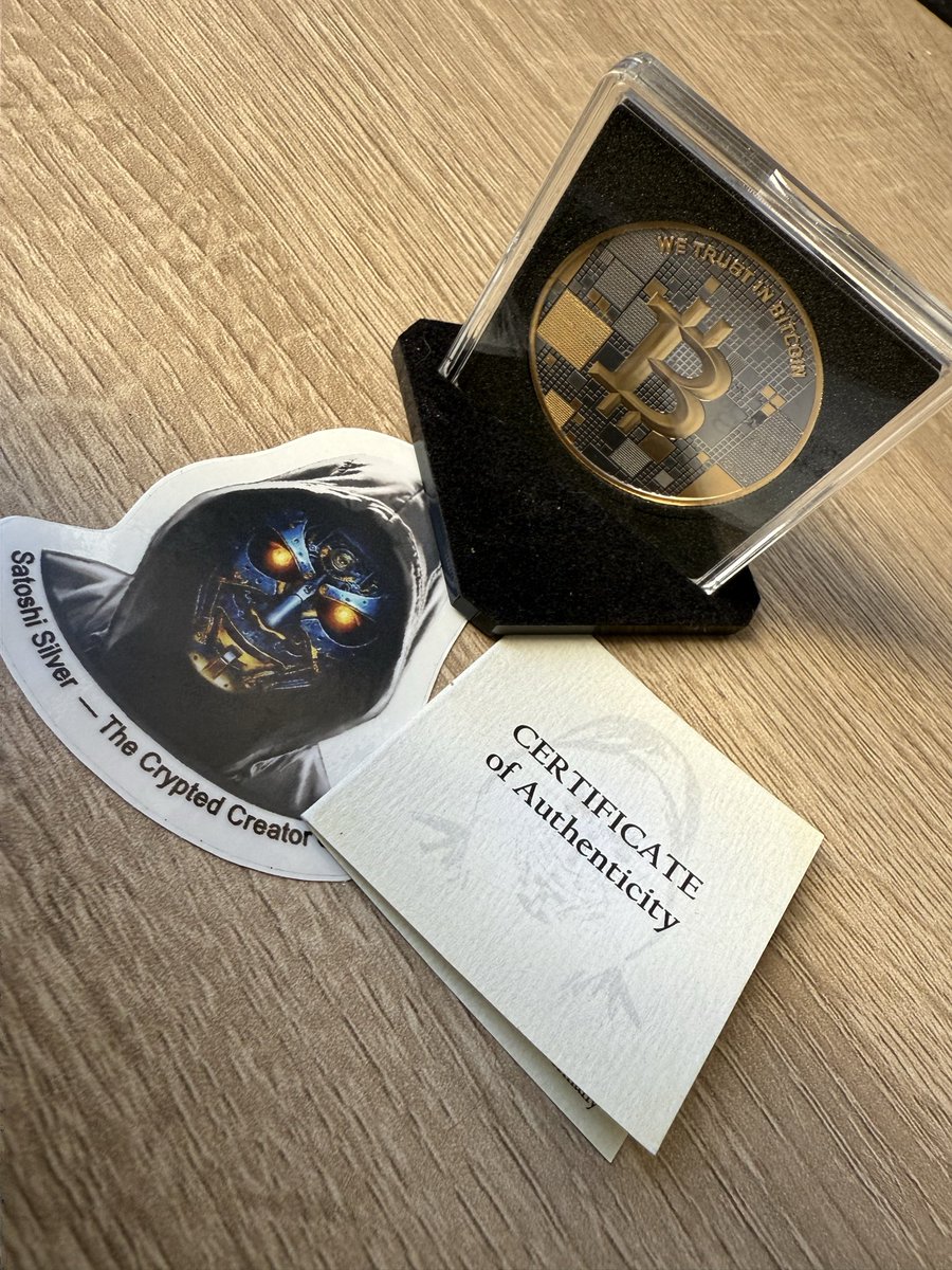 AndreBstr's tweet photo. @Satoshi_Silver_   herzlichen Dank für die schnelle Zusendung der Münze vom Gewinnspiel bei @blocktrainer 
Mega geil 🤩 
#satoshisilver #blocktrainerevent #gewinnspiel #Bitcoin https://t.co/ih1GbFdoYN