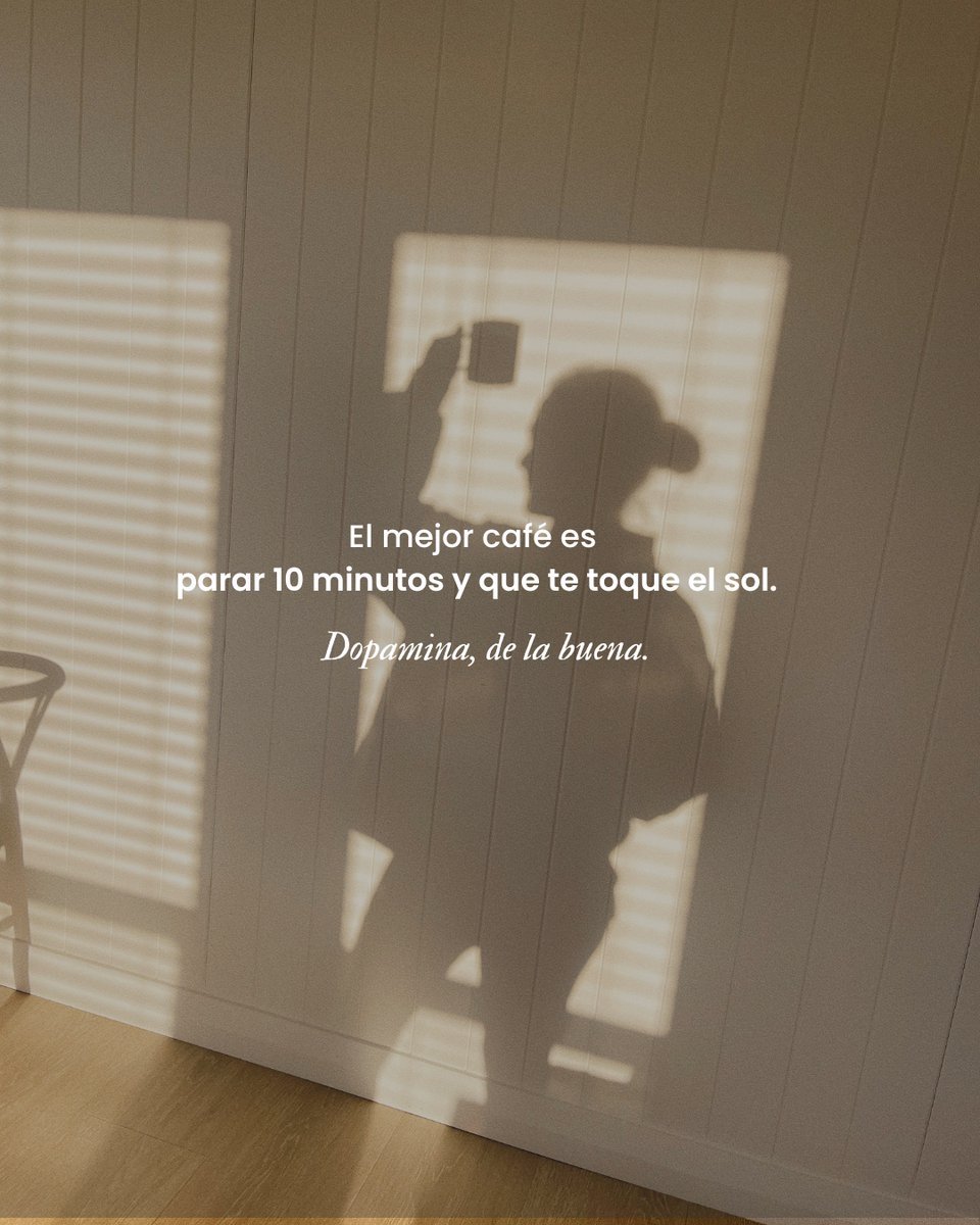 GriesserIB's tweet image. ¿Sabías que la luz natural estimula la producción de dopamina, la hormona que mejora nuestro estado de ánimo, concentración, motivación y rendimiento? El mejor café para darte energía no es un café✨
#Griesser #dopamina #controlsolar #luznatural