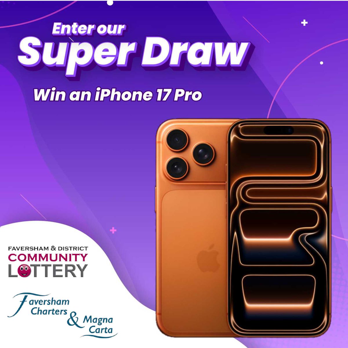 Tickets for the 'Faversham and District Community Lottery' cost just £1 a week, 60p will come to us, to support our education programme and the ongoing costs of preserving the exhibition.  Click here to buy your tickets: favershamdistrictlottery.co.uk/support/favers… 

#favershamcharters #lottery