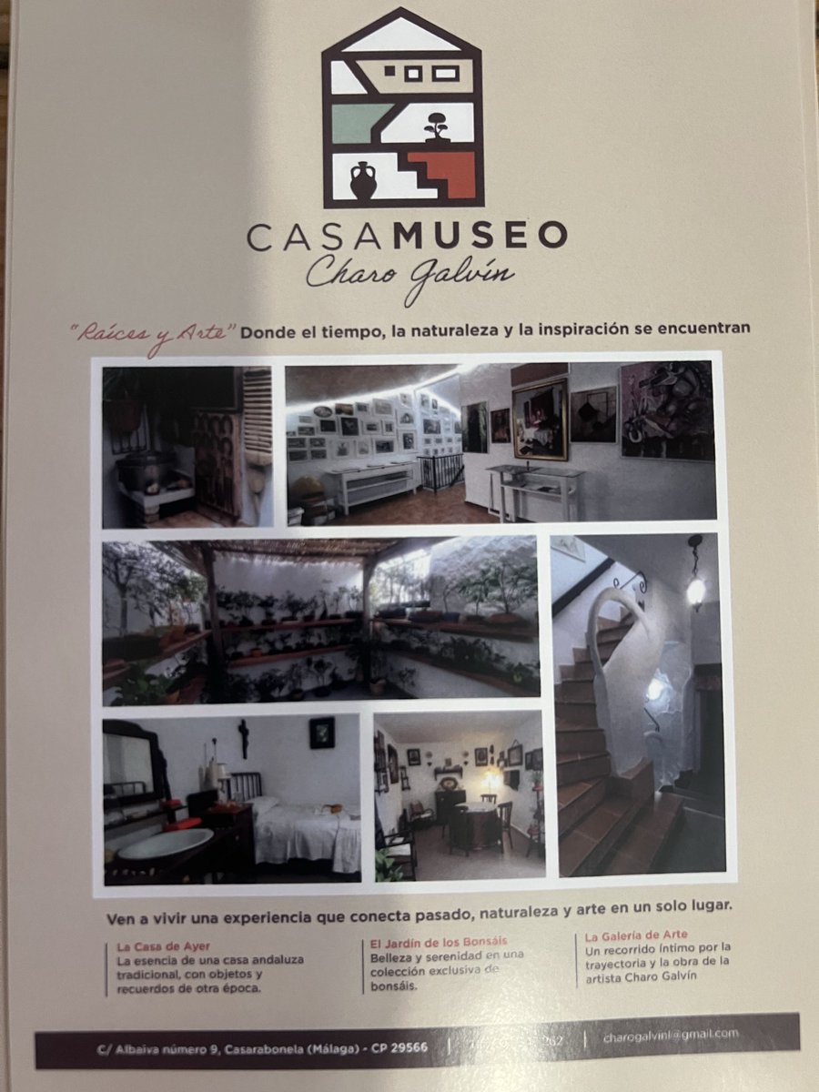 🌿 Nuevo proyecto #Leader que ve la luz. Inaugurada la “Casa Museo, Charo Galvín”, en #Casarabonela, C/ Albaiva, 9.

🇪🇺 Proyecto que hemos subvencionado, a través de Leader (#FEADER) 2014/2022, al 75 % a fondo perdido.

maps.app.goo.gl/k7VLL8UUU4ogTT…