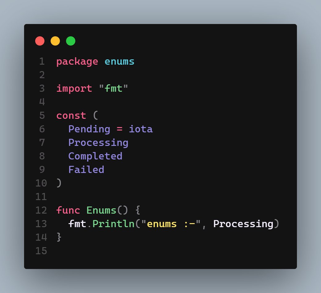 radiumcoders's tweet image. 8 | 100 Golang Enums :-
@ramxcodes
#100DaysOfCode #100daysofGo #golang #go