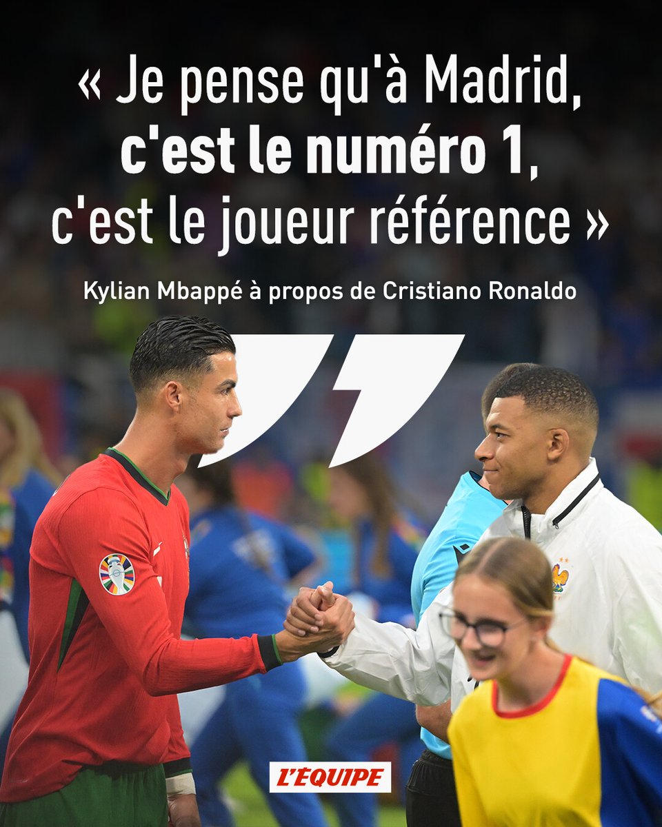 lequipe's tweet image. Kylian Mbappé espère suivre la même trajectoire au Real Madrid &amp;gt; l.lequipe.fr/BK2