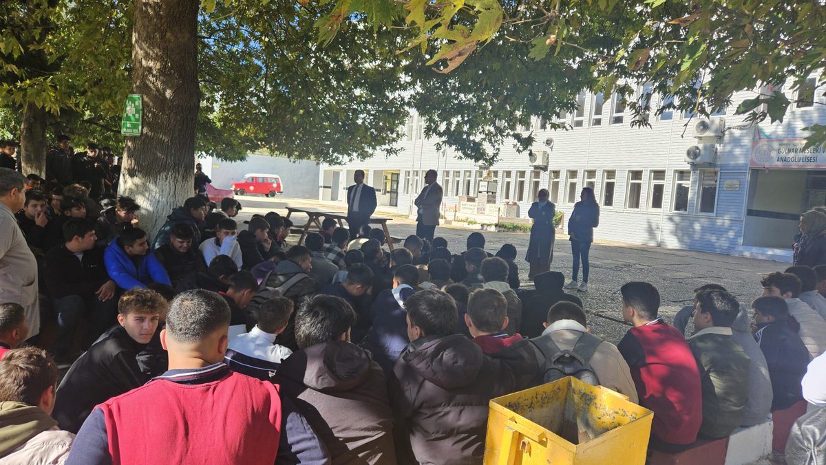 GulnarMTAL's tweet photo. 13 Ekim Dünya Afet Risklerinin Azaltılması Günü kapsamında Gülnar Mesleki ve Teknik Anadolu Lisesi olarak okul tahliyesi yaptık. @fazilet_durmus @FatihBurgut @h_kadim33 @GulnarMEM @RamazanKOZ16 https://t.co/5fNnjwTicI