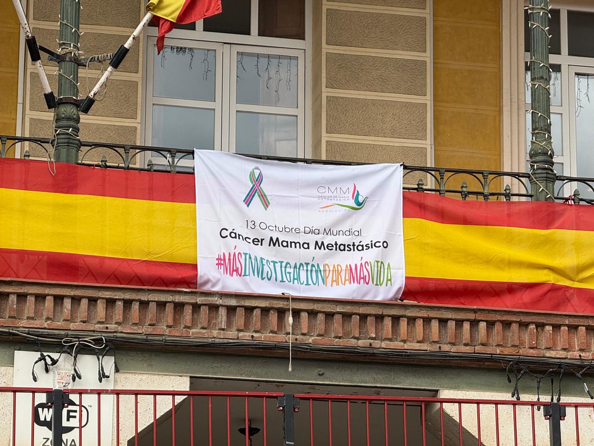 💚💙💜💛  Este 13 de octubre, desde el Ayuntamiento de Morata de Tajuña nos unimos a la Asociación Española de Cáncer de Mama Metastásico (AECMM) para dar visibilidad y apoyo a todas las mujeres que conviven con esta enfermedad

#DíaMundialCáncerDeMamaMetastásico
#LaMetaEsVivir