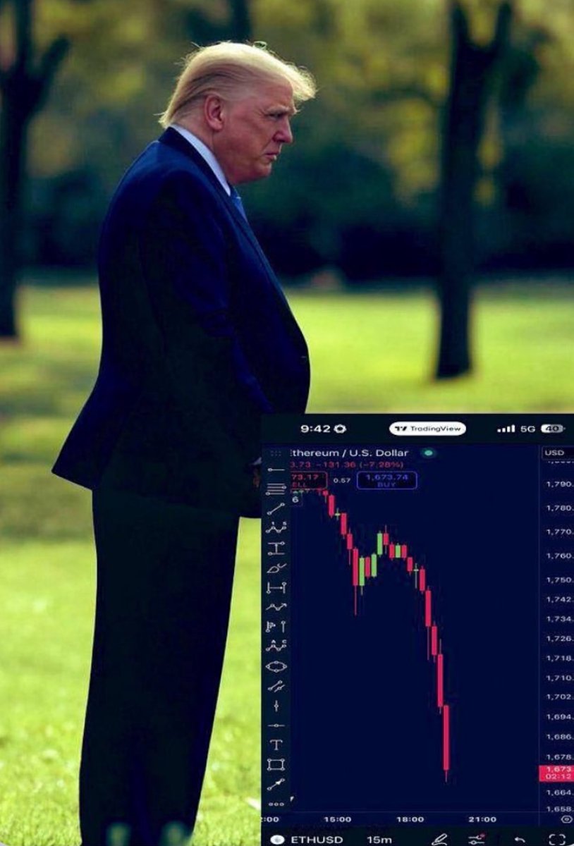 Someone please ask President Trump to cut down on fluids 🙏

#CryptoRecovery #CryptoCrash #Trump