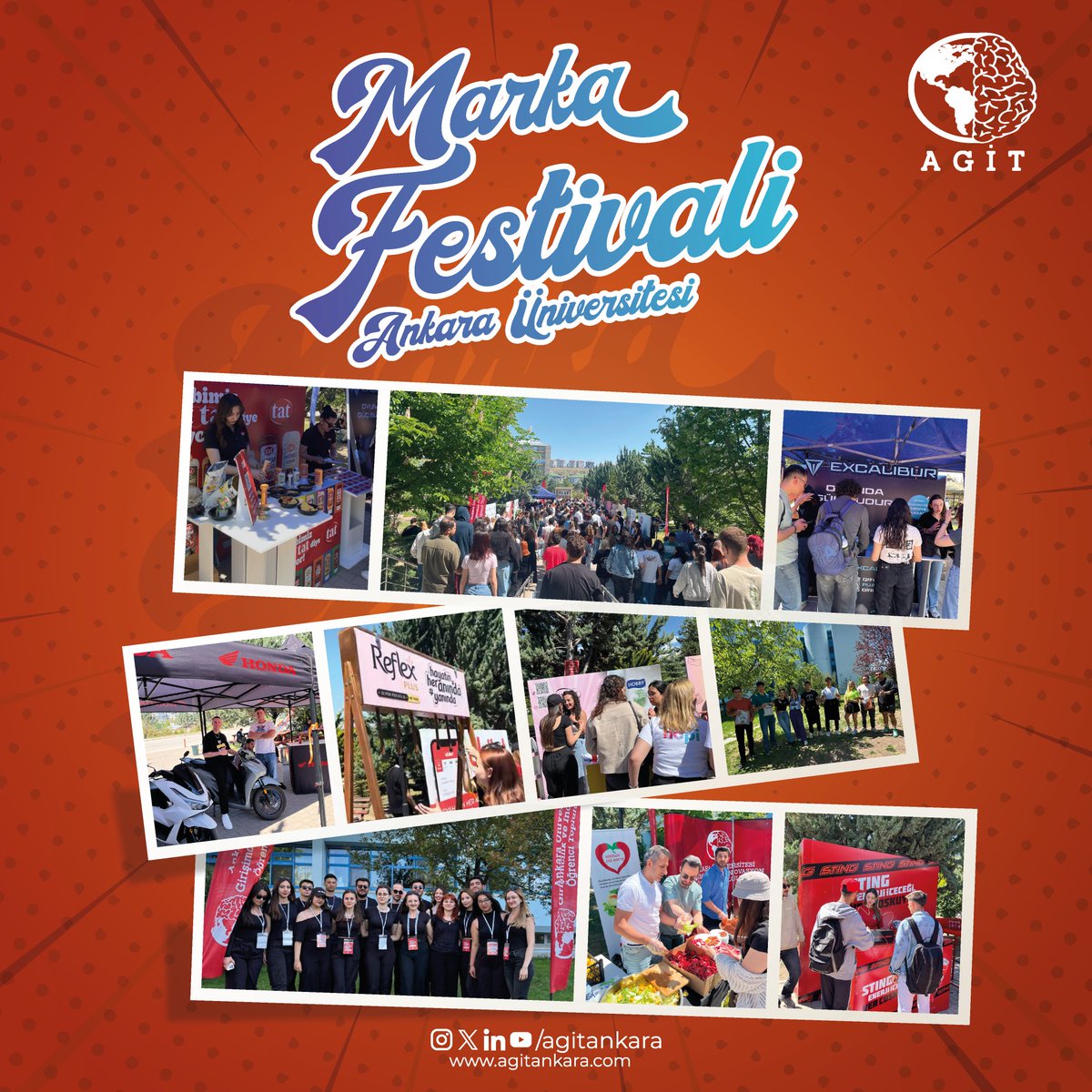20 Mayıs 2025 tarihinde Ankara Üniversitesi Yabancı Diller Yüksekokulu’nda sekizincisini düzenlediğimiz Ankara Üniversitesi Marka Festivali etkinliğimizden geriye kalanlar...

#ankaraüniversitesi #girişimcilik #markafestivali #üründağıtımı #yarışma